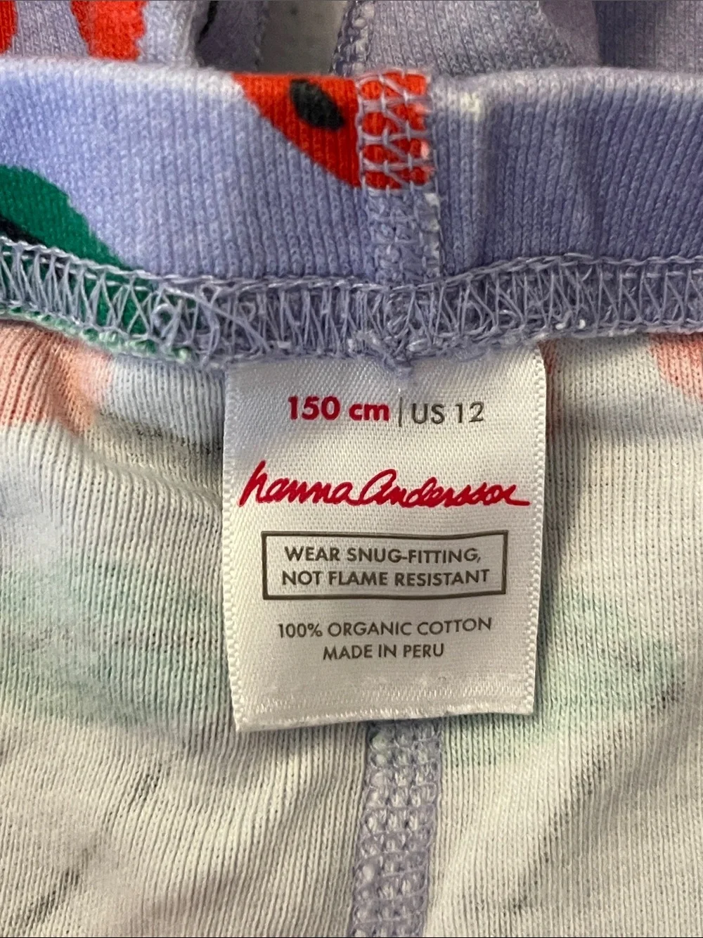 Hanna Andersson Short John Pajama Set in Cherry Cheer Print